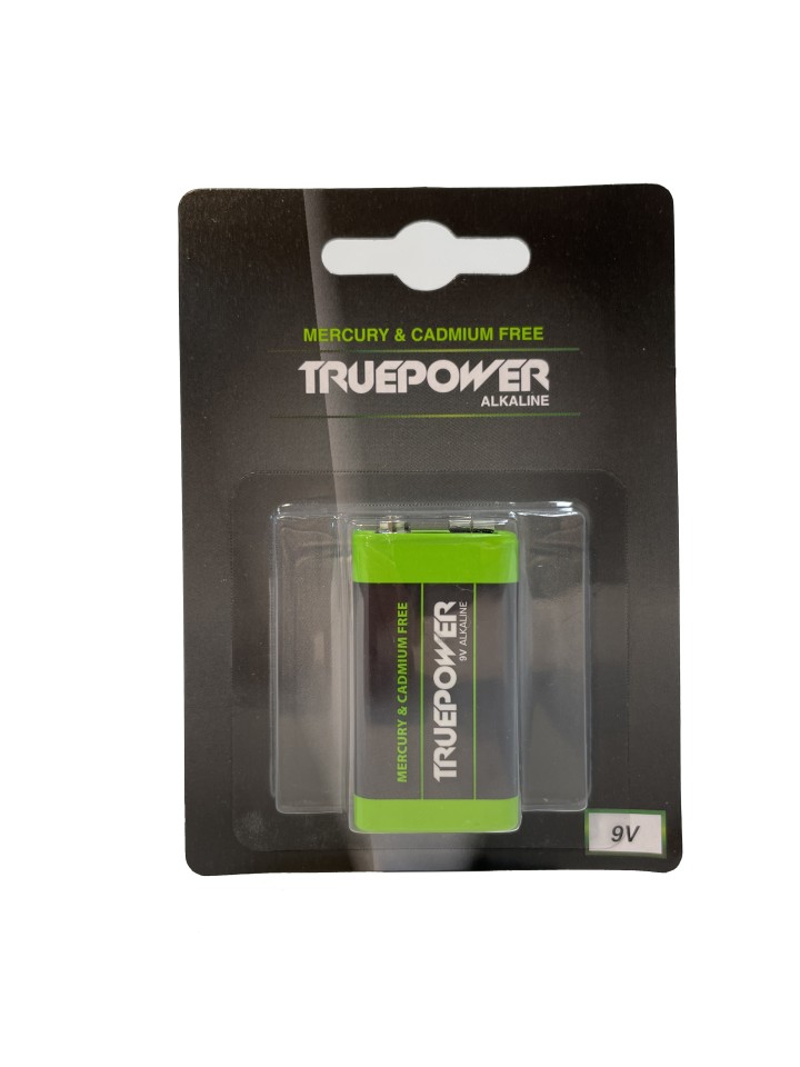 Truepower 9 V Premium Alkaline Battery