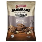 Arnotts Farmbake Cookies Triple Chocolate 310gm image