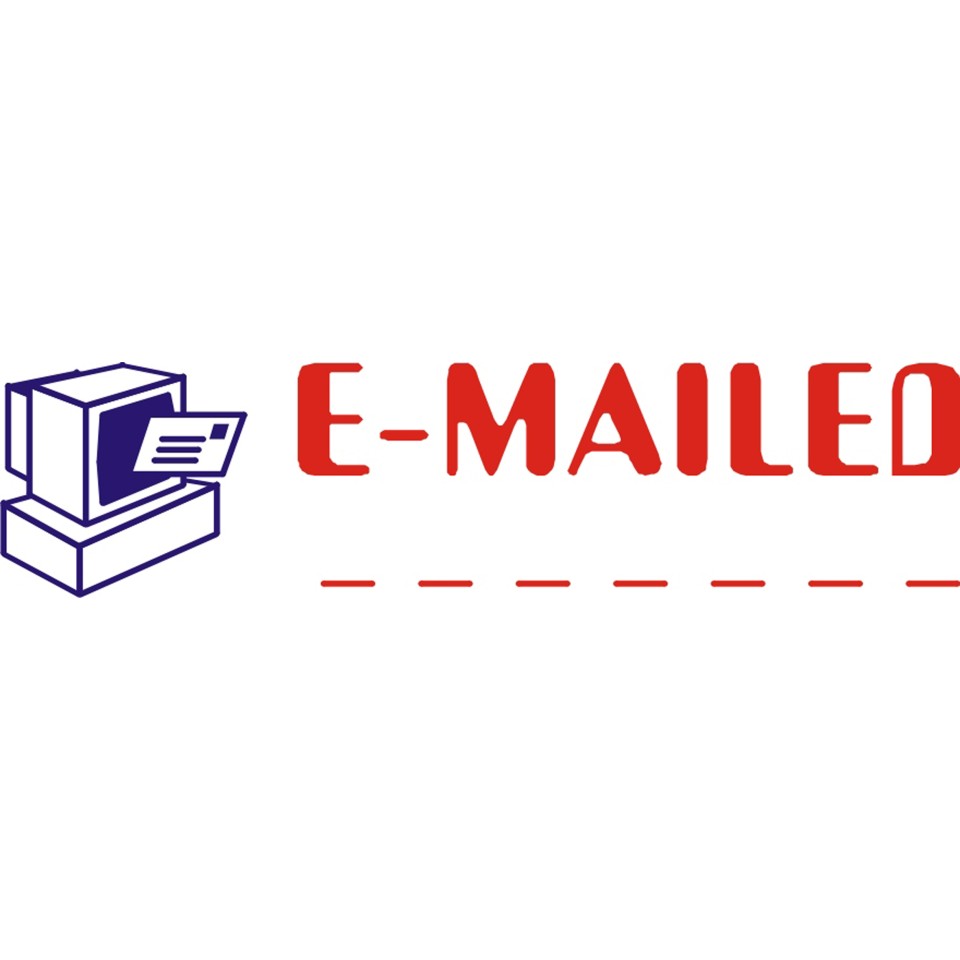 Deskmate Ke-E10A E-Mailed Stamp Red