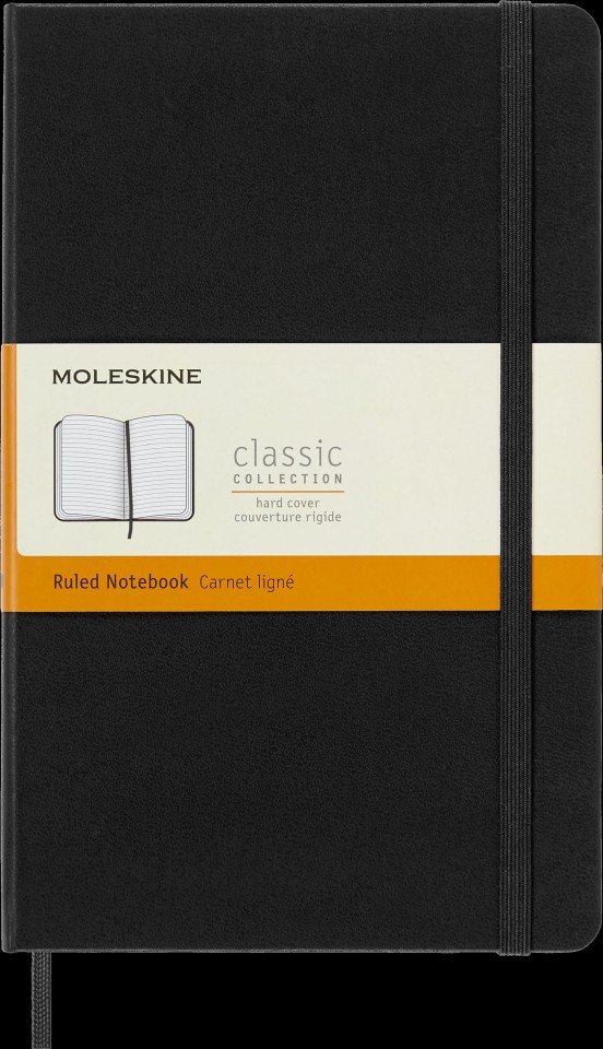 Moleskine Classic Notebook Hard Cover Large Black Ruled