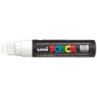 Uni Posca Marker 15.0mm Extra-Broad Chisel White PC-17K image