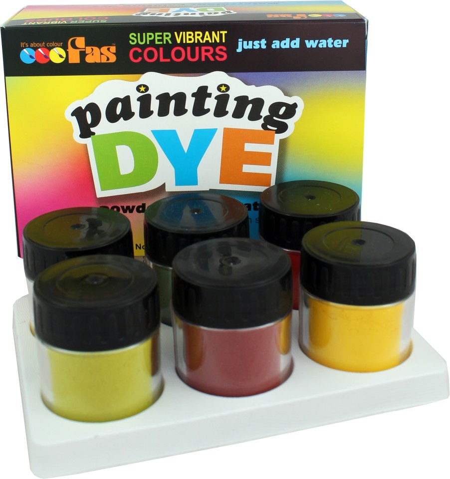 FAS Painting Dye 15g Assorted Colours Set 6