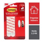 3M Command Refill Mounting Strips Large White Pack 6 image