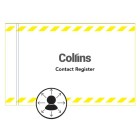 Collins Contact Register Pad 50 Leaf image
