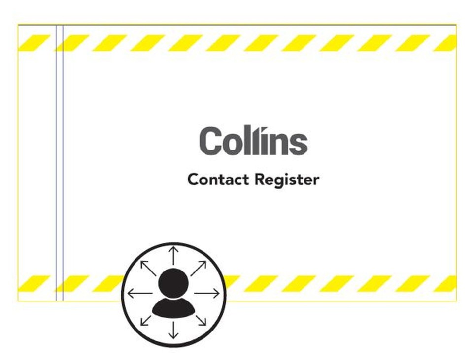 Collins Contact Register Pad 50 Leaf