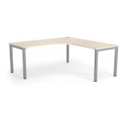 Cubit Workstation 1800Wx1800Wx700Dmm Nordic Maple Top / Silver Frame image