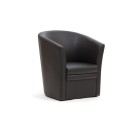 Knight Vortex Tub Chair PU Black image