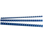 GBC Binding Coil Plastic 21 Ring 6mm Blue Box 100 image