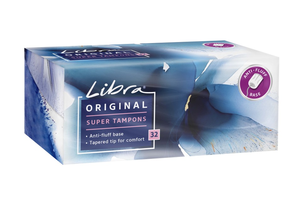 Libra Tampons Super Pack of 32 Box of 6