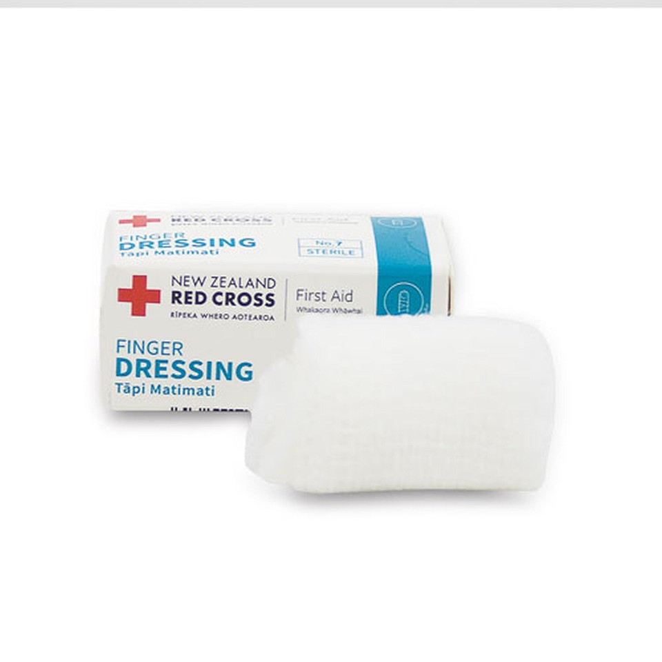 Red Cross Finger Dressing With Adhesive No.7 Small