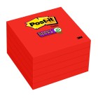 Post-it Super Sticky Notes 654-5SSRR 76x76mm Red Pack 5 image