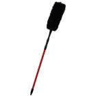 Black & Red Microfibre Long Handle Duster 1.2m image