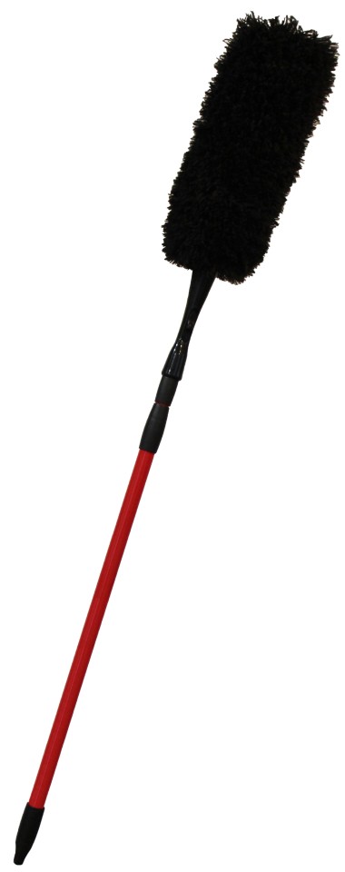 Microfibre Duster Black and Red 1.2 meter C3280