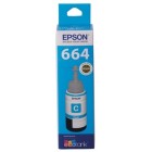 Epson EcoTank Ink Refill Bottle T664 Cyan image