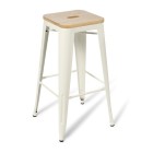 Eden Industry Bar Stool With Ash Timber Top image