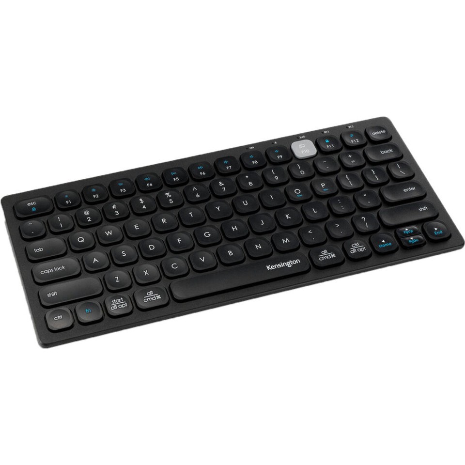 Kensington Keyboard Dual Multi Device Wireless Compact Black