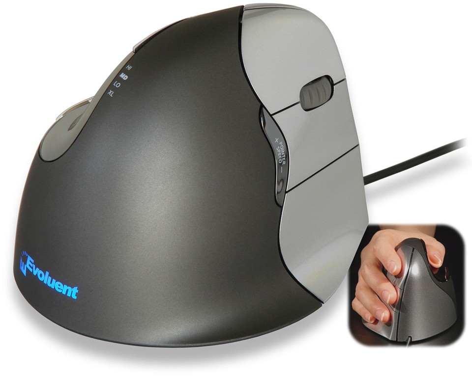 Evoluent Vertical Mouse 4 Right Mouse Wired