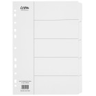 Icon Cardboard Dividers A4 5 Tab White image