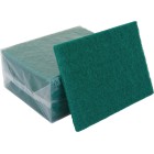 Scouring Pads Green 150X200mm Packet 10 image