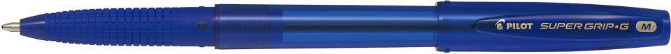 Pilot Super Grip G Ballpoint Pen Stick Capped 1.0mm Blue