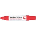 Artline 5109A Big Nib Whiteboard Marker Chisel Tip 10.0mm Red image