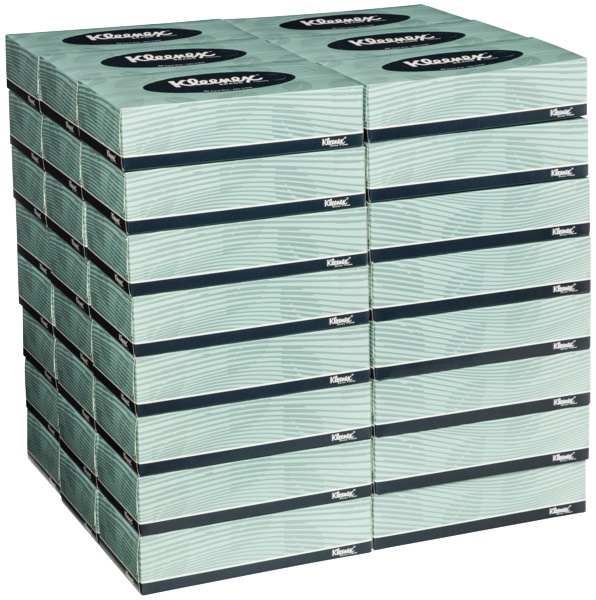 Kleenex Executive Facial Tissue 2 Ply White 100 Sheets per Box 4720 Carton of 48