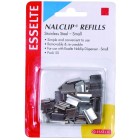 Esselte Nalclip Dispenser Refills Stainless Steel Small Pack 50 image