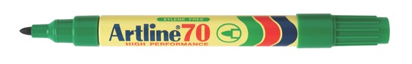 Artline 70 Permanent Marker Bullet Tip 1.5mm Green