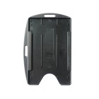 Id Card Holder Single Sided Rigid Plastic Lx-108 Black image