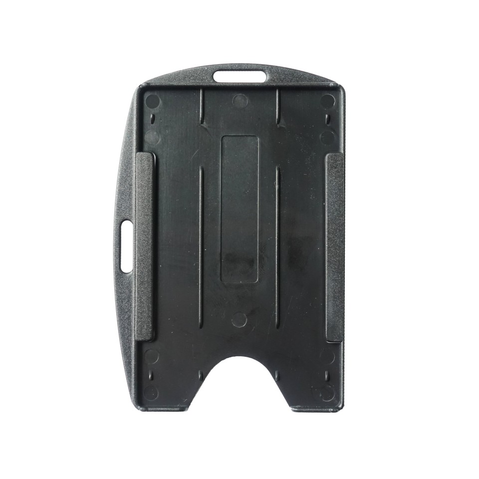 Id Card Holder Single Sided Rigid Plastic Lx-108 Black