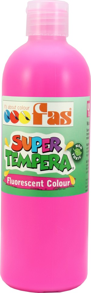 FAS Super Tempera Paint 500ml Pink