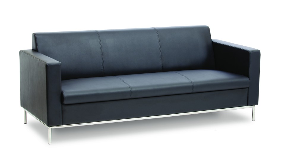 Knight Neo Soft Seating 3 Seater Black