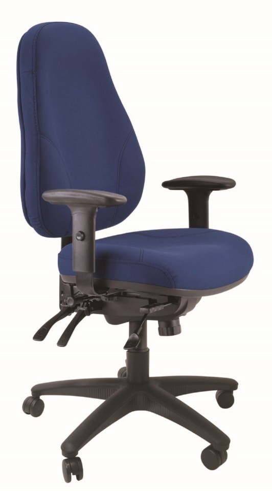Persona 24/7 Task Chair w/ Arms Dark Blue