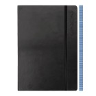 Ambassador 2023 Striped Edge Diary A5 Day To Page Black image