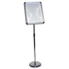 Manhattan Snap Frame With Stand And Base A3 Silver image