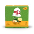Bell Zesty Lemon & Ginger Green Tagless Tea Bags Box 50 image