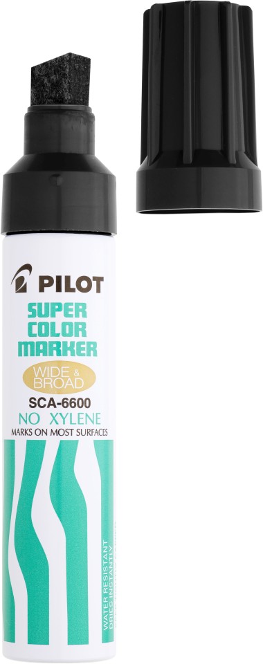 Pilot Permanent Marker Jumbo Chisel Tip  Black