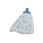 Oates White & Blue Large Anti-Bacterial Mop Head image