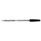 Artline Smoove Ballpoint Pen Capped Medium 1.0mm Black Box 50 image