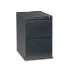 Proceed Filing Cabinet 2 Drawer 720(h)x620(d)x465(w)mm Lockable Black image