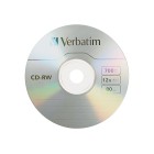 Verbatim CD-RW 700MB 80mins Spindle 25Pk image