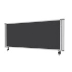 Boyd Visuals Desk Partition Charcoal Grey 450hx1160mm image