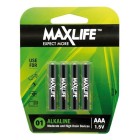 Maxlife Aaa Alkaline Battery 4 Pack image