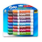 Expo Whiteboard Marker Chisel Tip Assorted Colours Pack 16 image