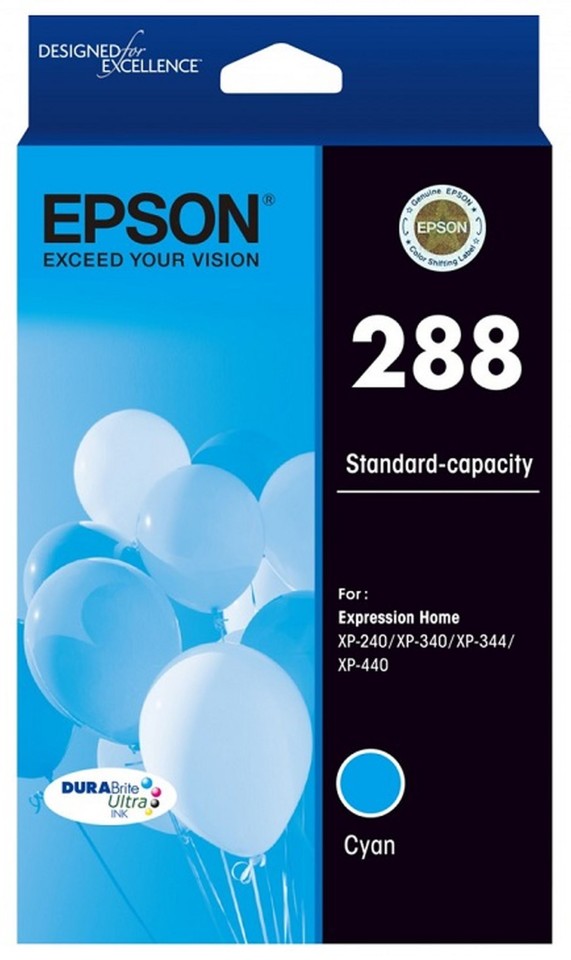 Epson DURABrite Ultra Inkjet Ink Cartridge 288 Cyan
