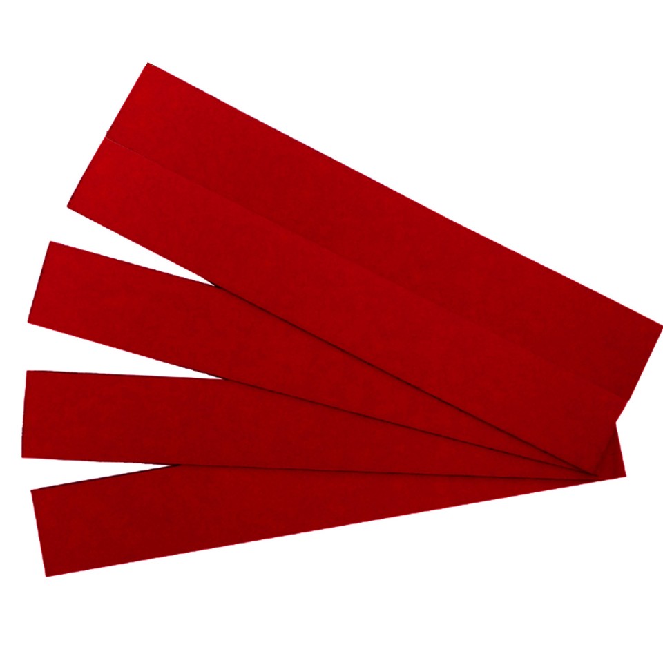 Quartet Magnetic Tape Strip 22mmx150mm Red Pack 25