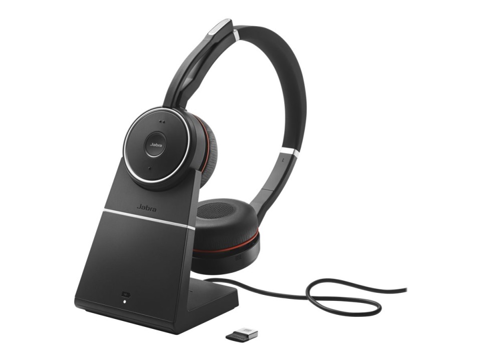 Jabra Evolve Headset 75SE UC Stereo With Charging Stand