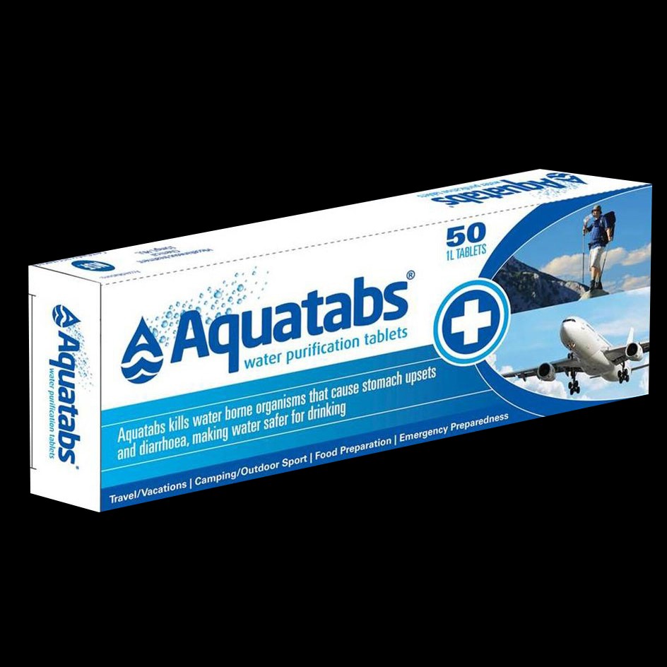 Aquatabs Water Purification Tablets Box 50