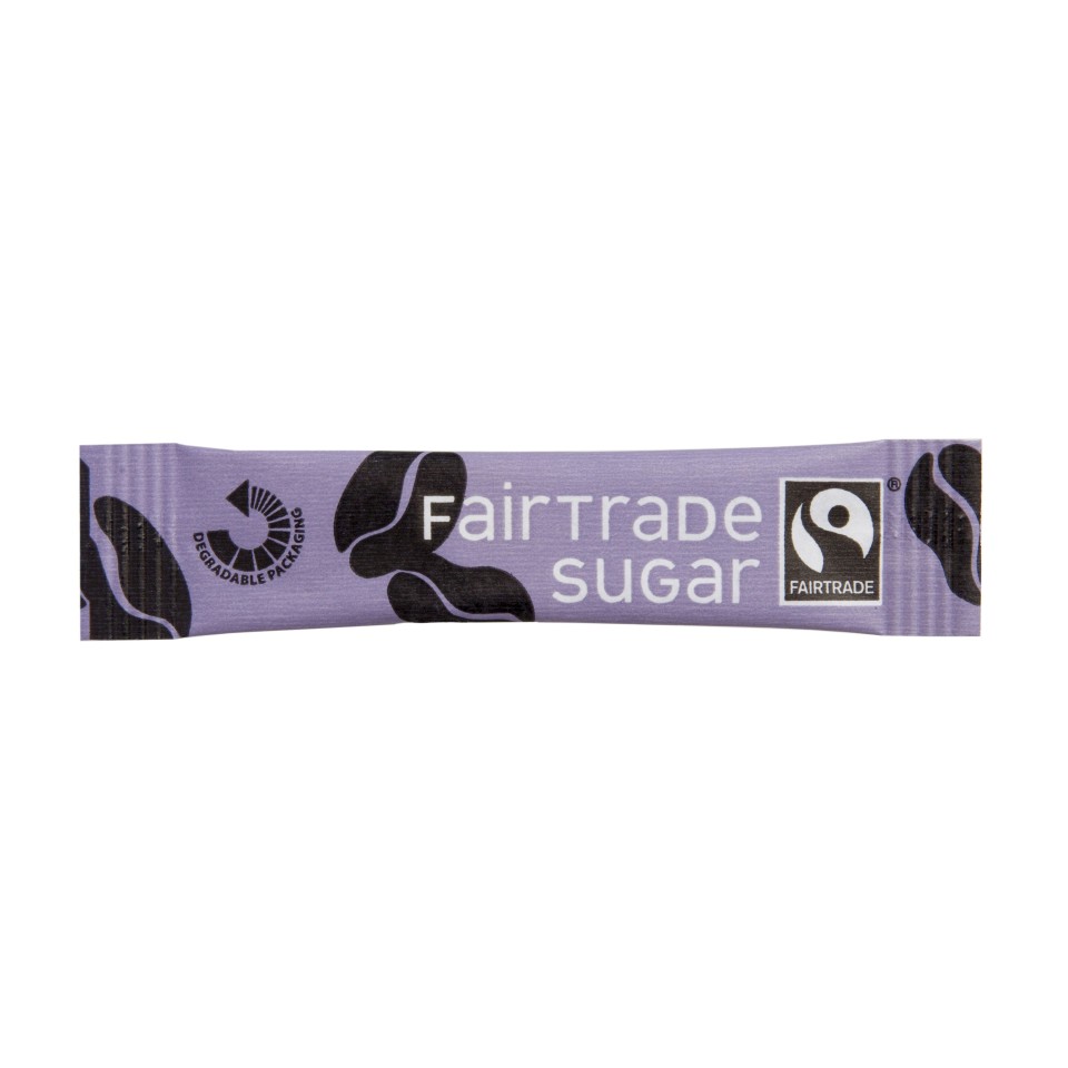 Cafe Style Fair Trade Sugar Sticks Box 2000