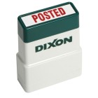 Dixon Self-Inking Stamp 038 'Posted' Red image